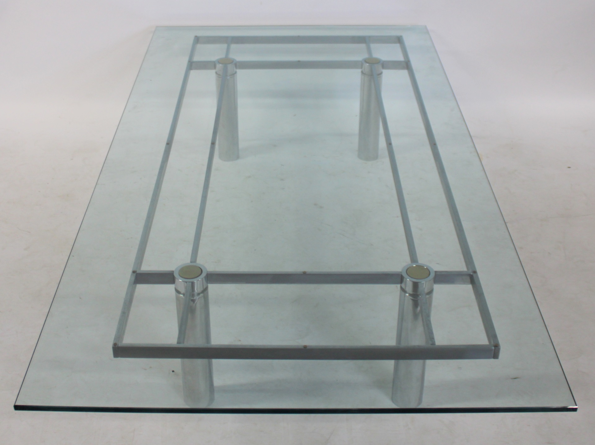 Knoll Andre Chrome & Glass Coffee Table Barnebys